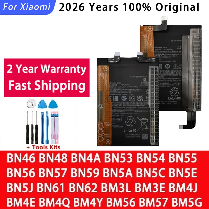 Original For Xiaomi Redmi Note POCO M2 F3 M3 X3 X4 X5 A3 K30