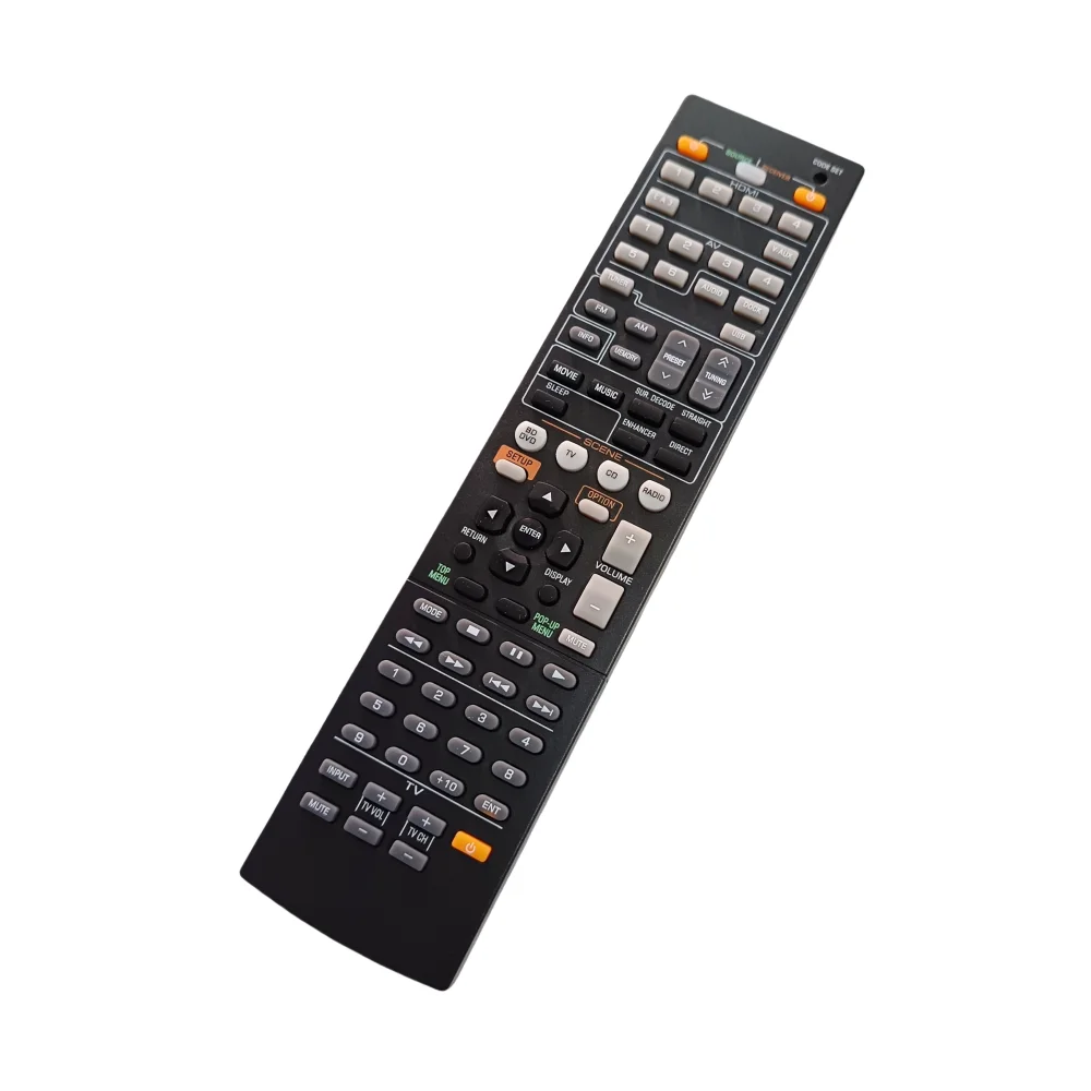 Replacement Remote Control for Yamaha AV Receiver RX-V471BL YHT-695BL HTR-4064 RAV432-WW51040EX