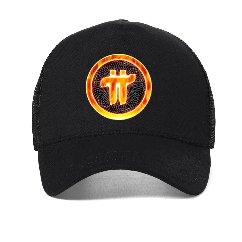 Pi Men hat summer Mesh breathable trucker hat Algebra Math Teacher hat Snapback gorras