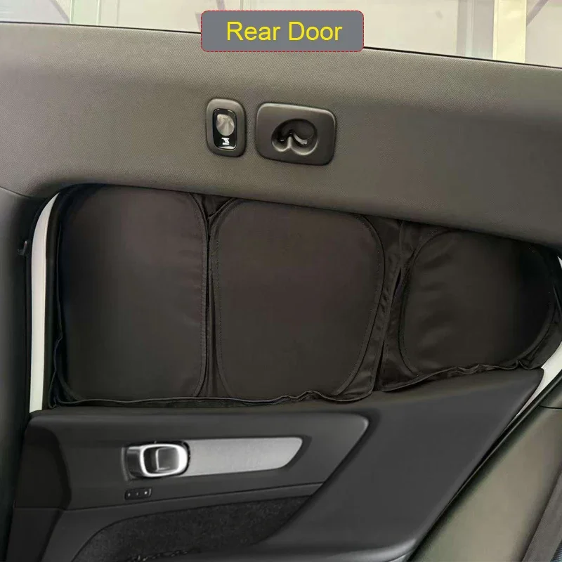 For VOLVO XC40 2018-Present Car Blackout Privacy Window Shades Auto Anti-UV Heat Insulation Protect Cover Interior Accessory