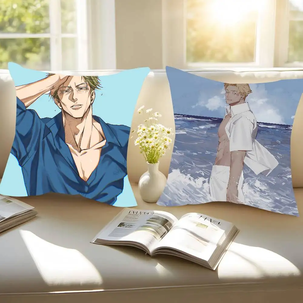 

N-Nanami Kento Pillow Case Removable Washable Cushion Cover – All-Season Soft Linen