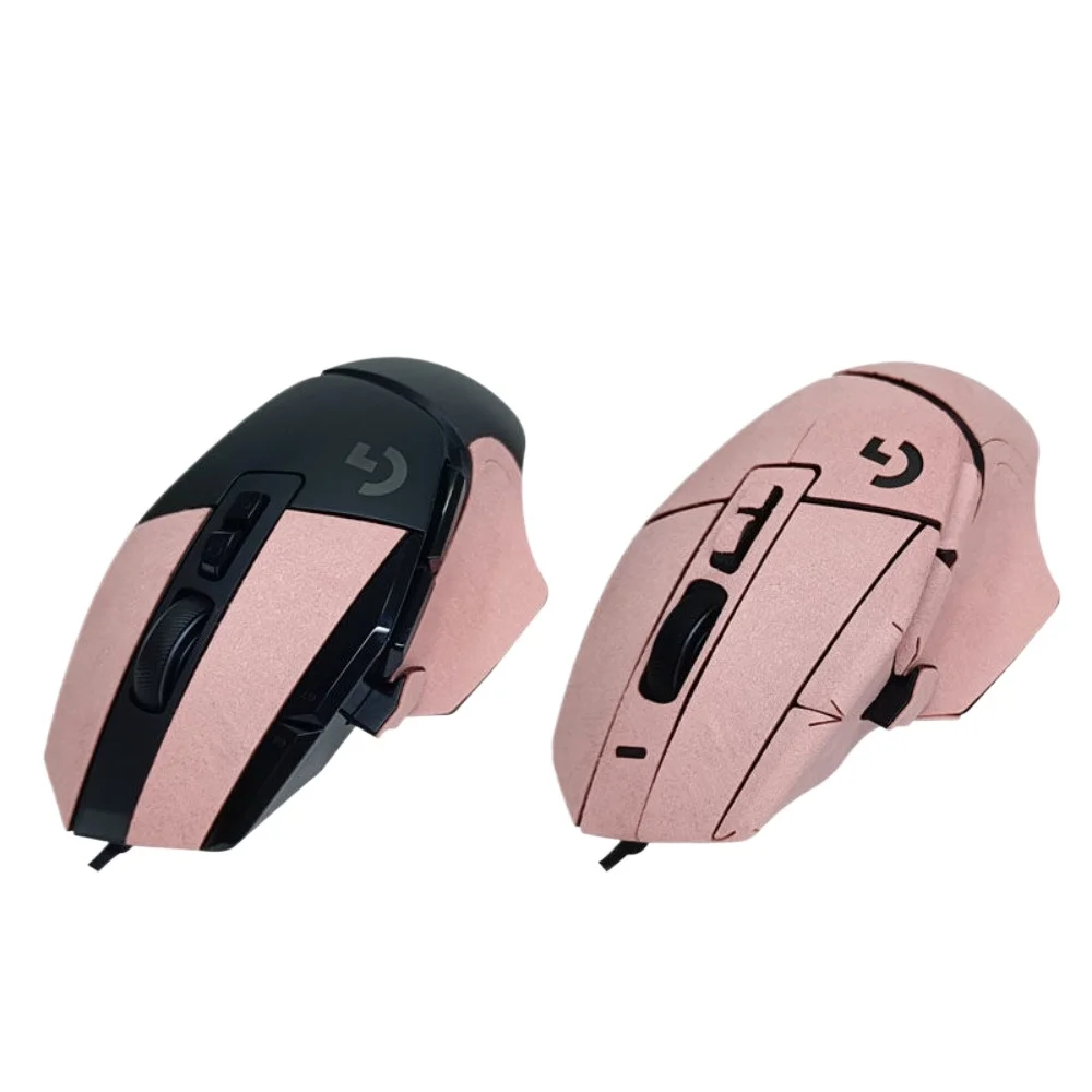 2 Sets DIY G502 RGB/Hero Wired Wireless Version Mouse Sticker XPlus Microfiber Suede Sweatproof And Anti Slip Sticker