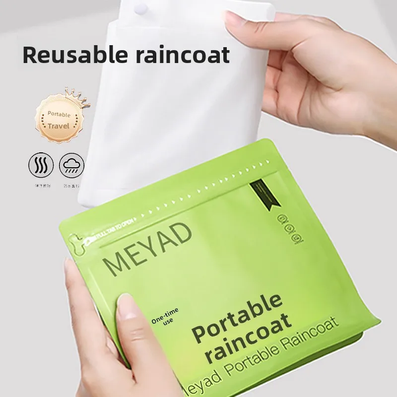إيفا معطف واق من المطر غير القابل للتصرف سميكة في الهواء الطلق طويل كامل الجسم غير نافذ للمطر للأطفال الكبار تسلق الجبال المعطف المحمولة #1