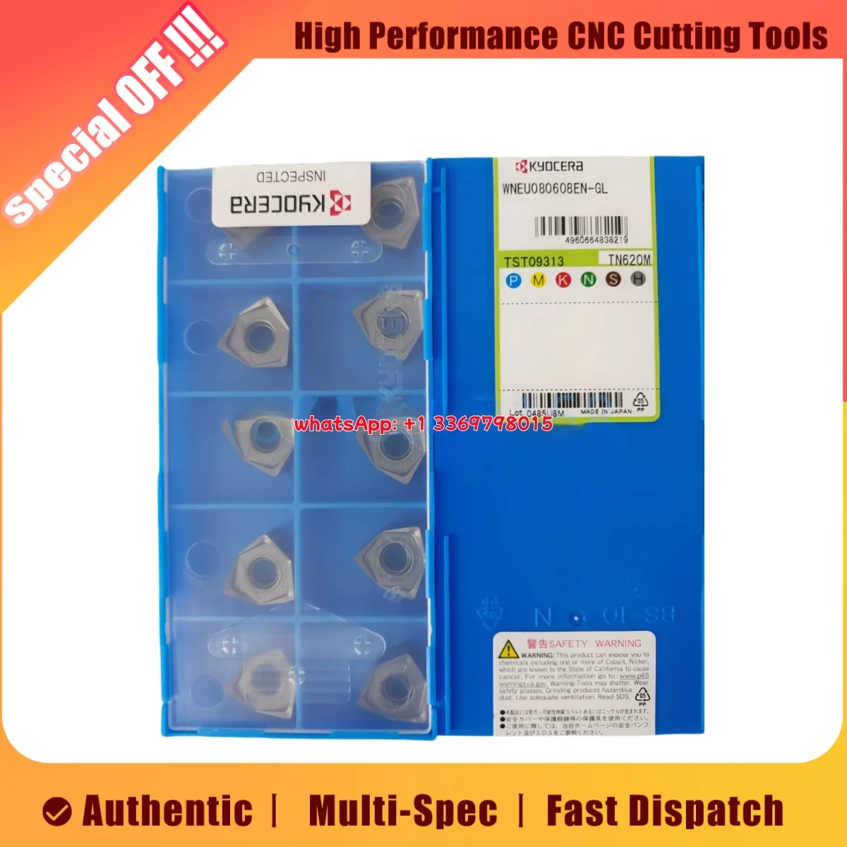 

Оригинальная токарная вставка WNEU WNEU080608EN-GL PR1510