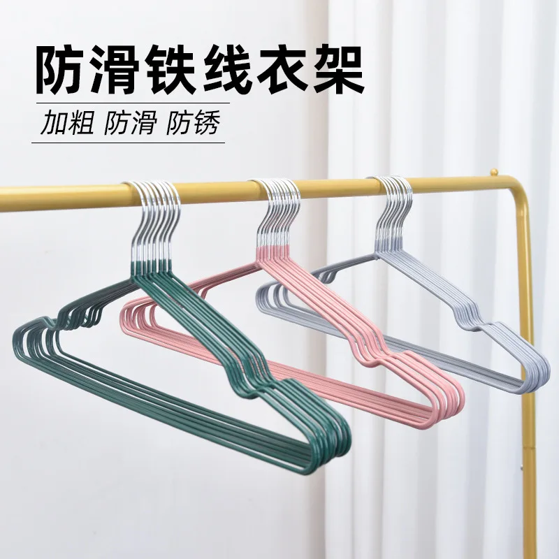 

Clothes Hangers with Non-Slip Design, Traceless Clothes Racks, Sturdy Heavy Duty Coat Hangers