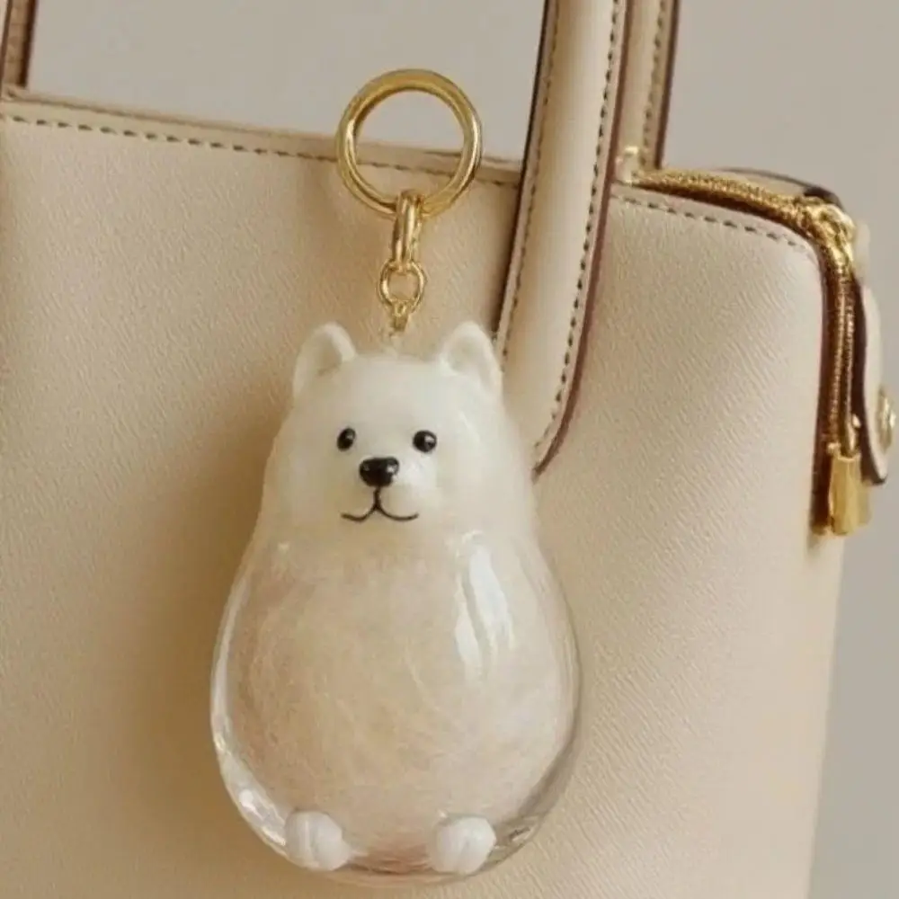 

Pet Hair Storage Cute Keychain Pet Souvenirs DIY Key Chain Keepsake Charms Bag Ornaments Decoration Memorial Gift For Pet Lovers