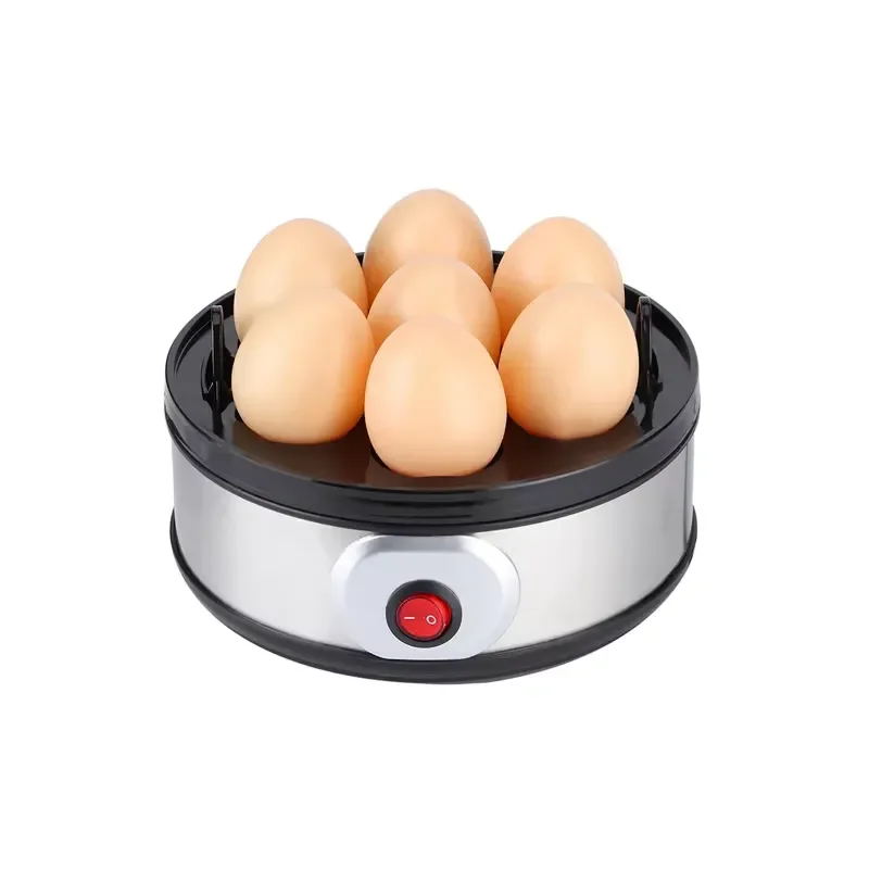 Stainless Steel Mini Egg Boiler Automatic Power Off Steamer Multifunctional Breakfast Maker Small Household Kitchen Appliance