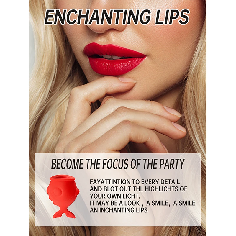 Silicone Lip Pump,Lip Enlarger Make Lips Sexy Bigger Thicker,Lips Care Beauty Lip Mouth Tools Lasting Glossy Lip Plumper image 2