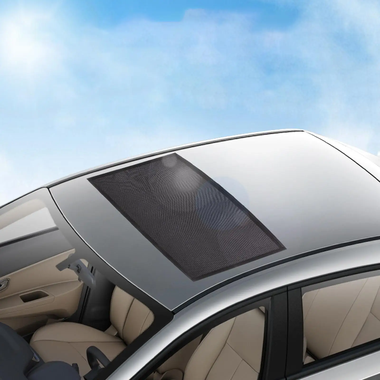 Sunroof Sun Magnetic Proof Protection Cover Mesh Cover