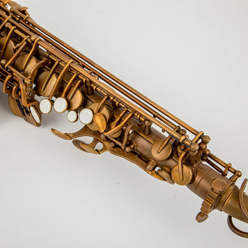 Professional France E-Flat Alto Saxophone Vintage Bronze Finish with Hard Shell Case And Complete Accessories for Performance