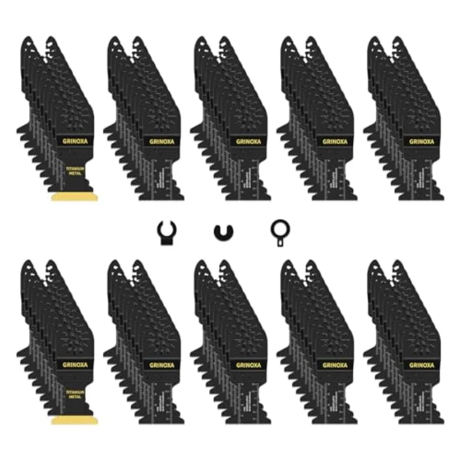 

Multitool Blades Kits Universal Oscillating Tool Blades for Wood Plastics Metal Cutting Multitool Quick Release Oscillating Saw