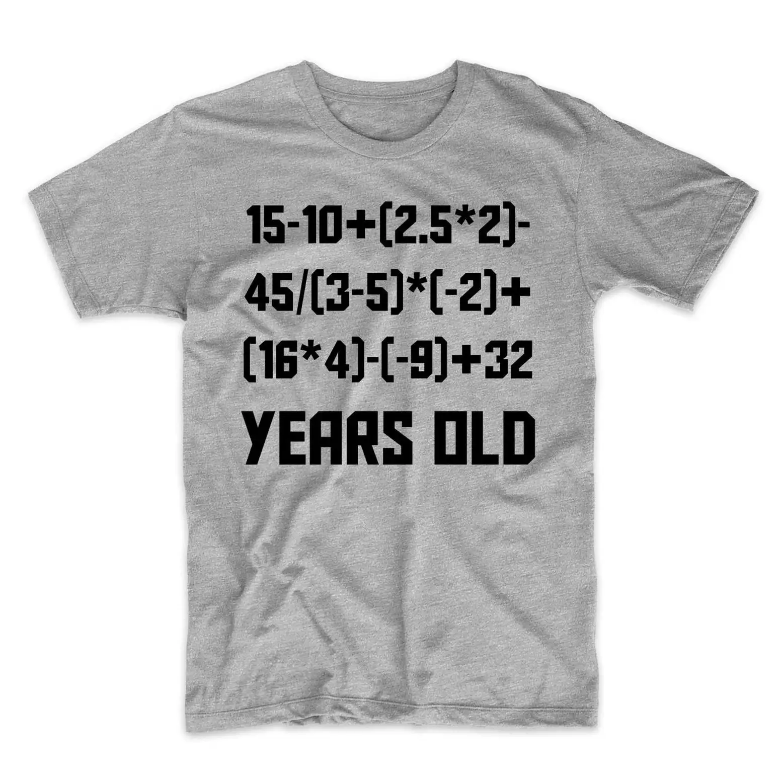 70Th Birthday T Shirt 70 Years Old Algebra Equation Funny Math