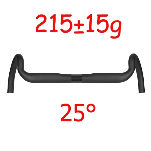 Sin logotipo, nuevo manillar de grava de carbono, barra acampanada grande, manillar de bicicleta de carretera cruzada, bicicleta de fibra de carbono de 400/420mm