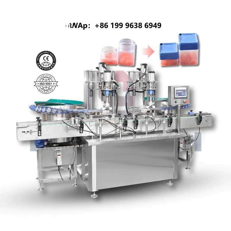 High Precision Automatic Rotary Metal Capping Machine for Soda Glass Bottles and Cans