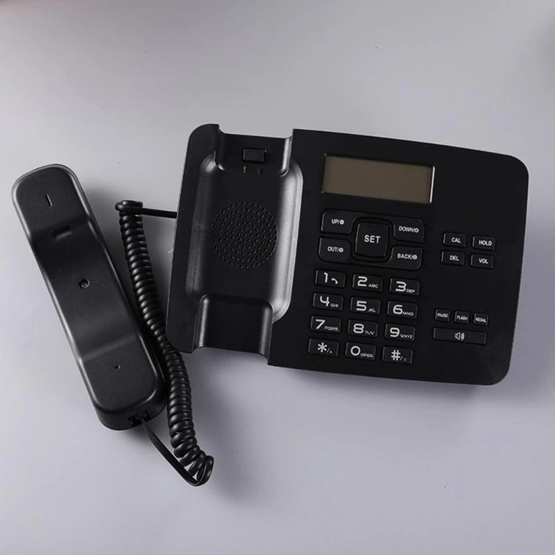 K0EA Desktop Corded Telephone for Home Landline Telephone Big Buttons LCD Display