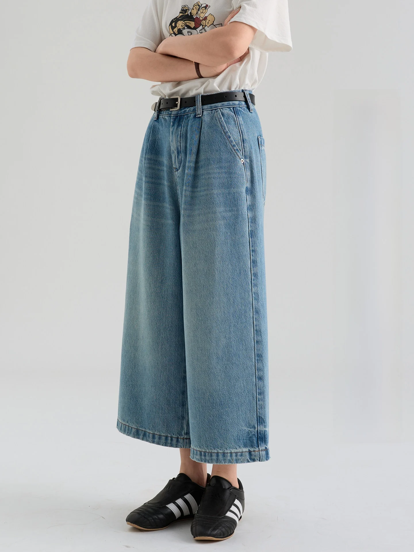 

High Waist Skinny Straight Leg Denim Jeans Women's Summer New Style Drawwind2026 Cotton Washed out Long Trousers