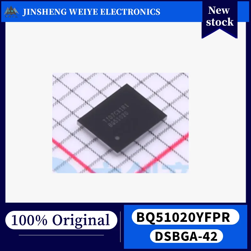 

(5/50pieces) BQ51020YFPR DSBGA-42 BQ51020 Wireless Charging Receiver IC Brand new original stock Electronics