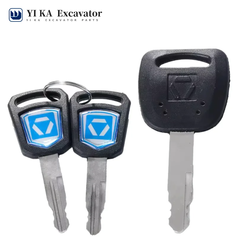 For XCMG excavator key universal 55/60/65/75/85/215-490 original ignition start key accessories