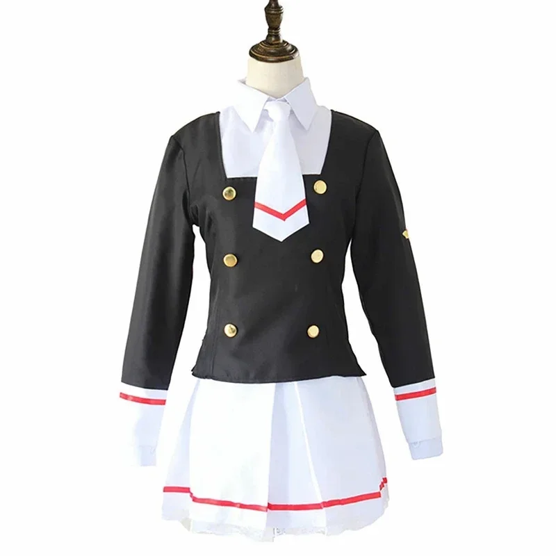 Magic Card Girl Sakura Cos Clothing Variety Sailor Suit School Uniform Kinomoto Female Sakura Cosplay Women's Uniform