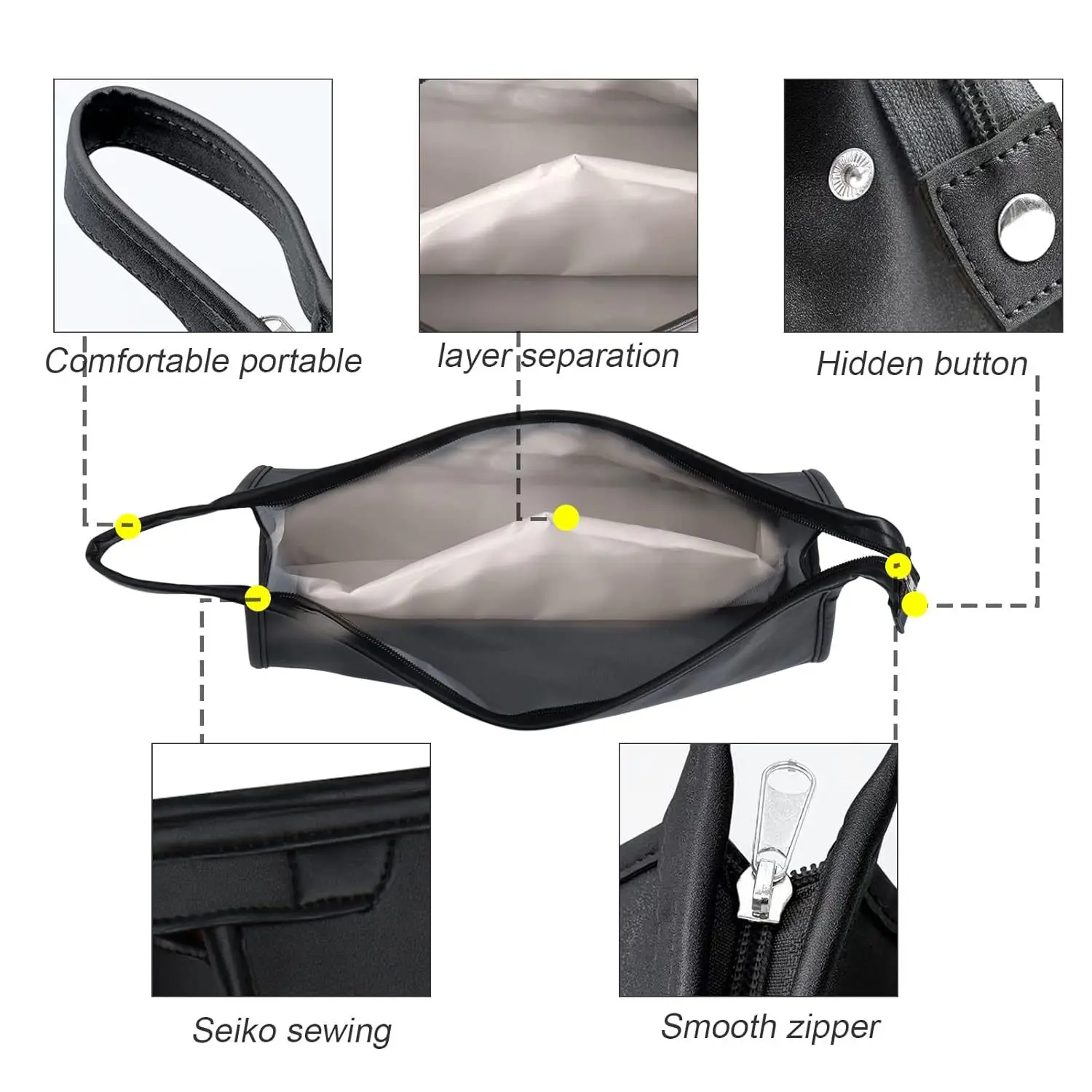 2PCS Travel Bag Dyson Airwrap Case Waterproof Airwrap Styler Shark Flexstyle Portable Carrying Supersonic Hair Dryer Organizer view 2