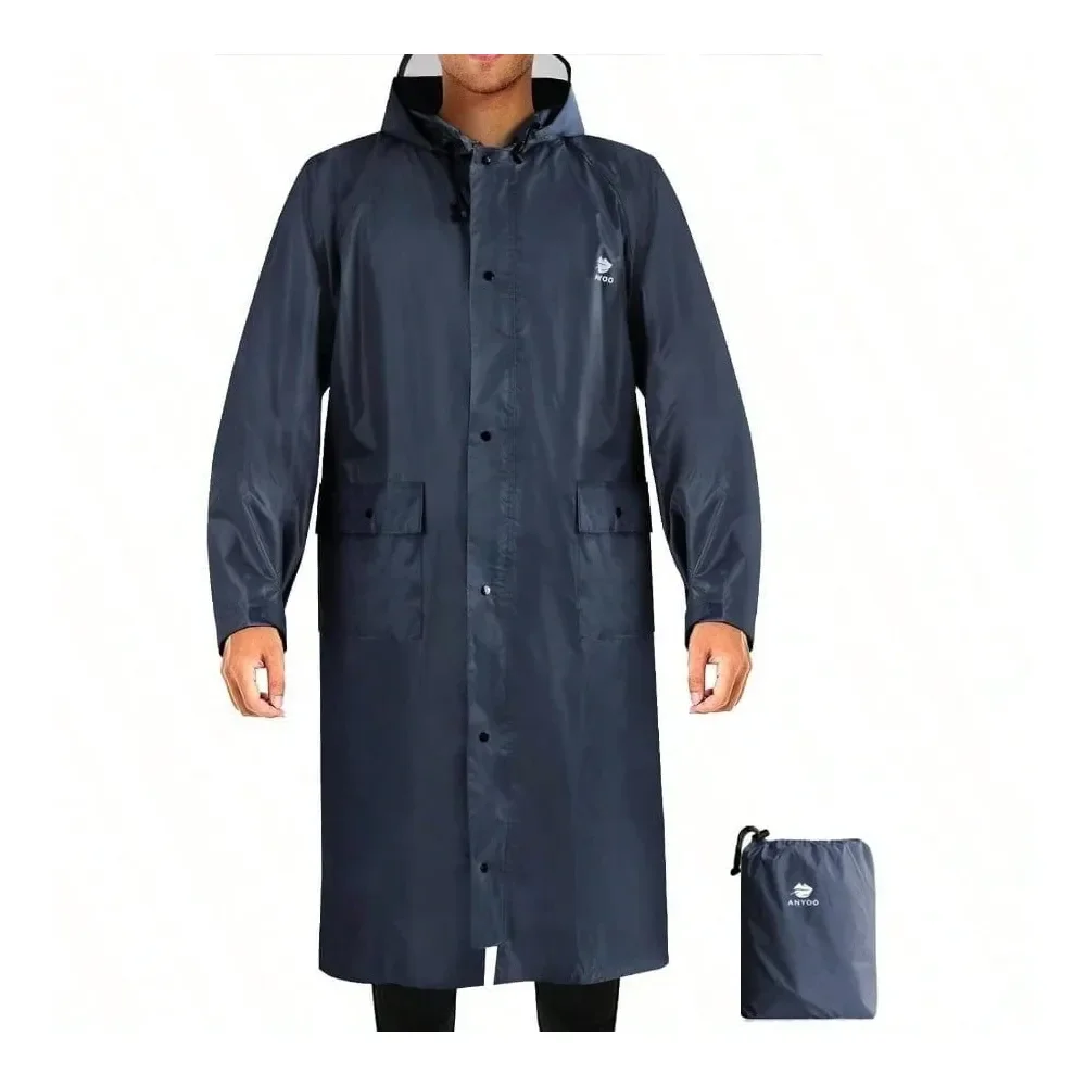 

Rain Poncho Waterproof Lightweight Raincoat Men Women Adult With Pocket Hiking Camping Outdoor Activities