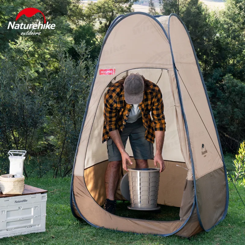 

Naturehike Outdoor Portable Foldable Shower Tent Mobile Toilet Fast Build Camping Fishing Changing Clothes Sun-Proof Tent PU2000