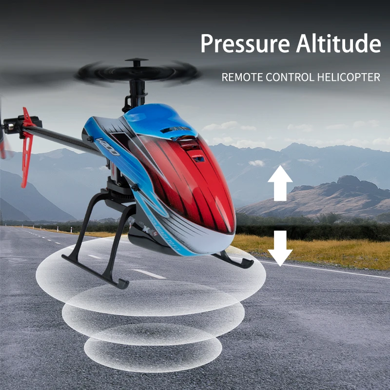 WLtoys XK K200 RC Helicopter 4CH 2.4G Remote Control Plane Optical Flow Positioning Air Pressure Fixed Height Airplane Toys