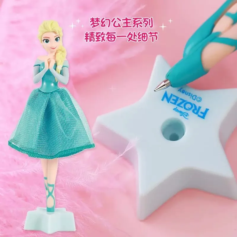 أقلام حبر جاف ديزني كارتون برينسيس فروزن، أقلام لطيفة متعددة الألوان للطلاب، أقلام بعشرة ألوان #5