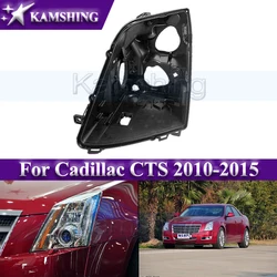 Kamshing Front Headlight Base Cover For Cadillac CTS 2010-2015 Headlamp Rear Shell Head Lamp Back House