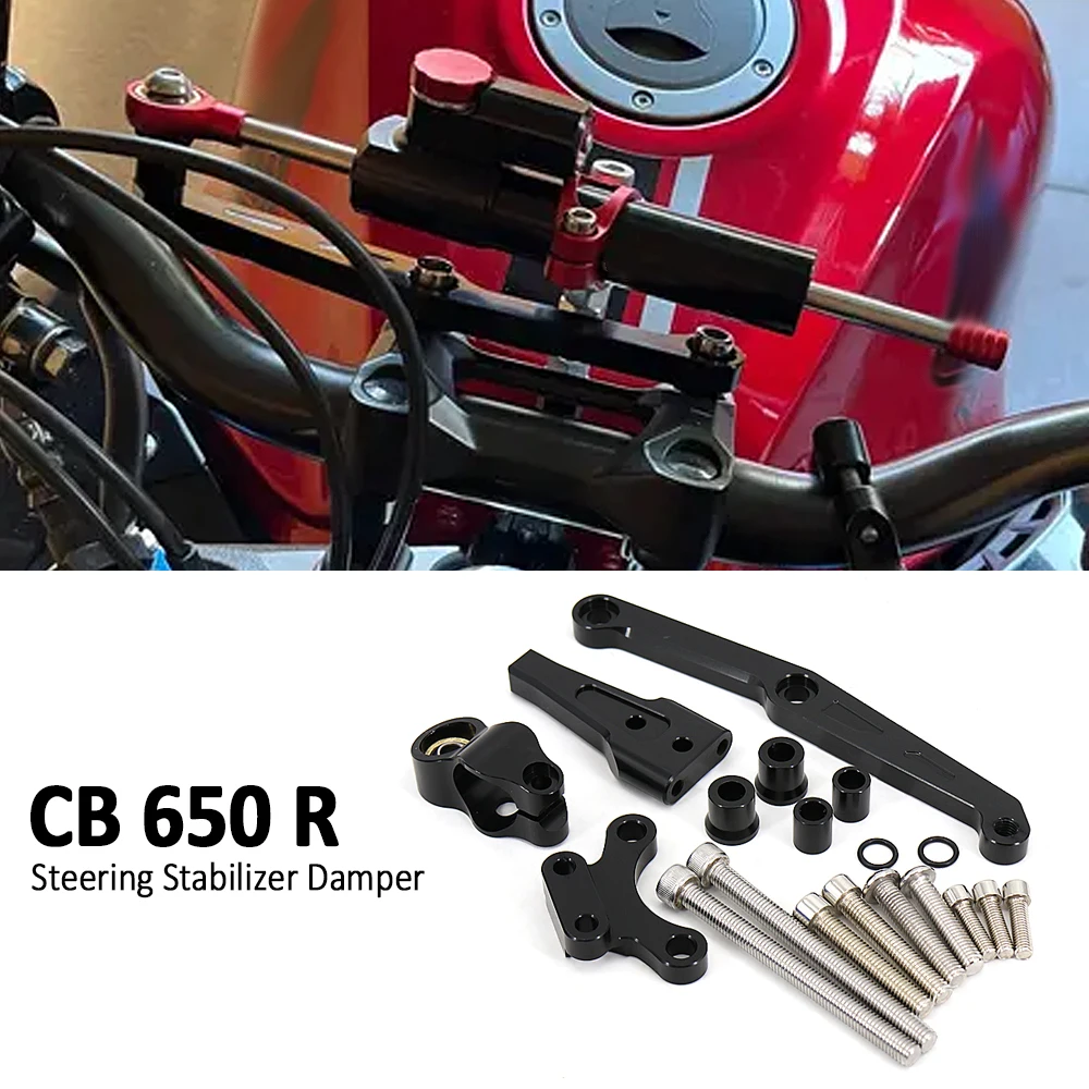 

For HONDA CB 650 R Motorcycle CB650R CB 650R 2018 2019 2020 2021 2022 2023 2024 Stabilize Steering Damper Mounting Bracket Kit