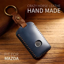 Smart Remote Car Key Fob Case Cover Shell Holder For Mazda 3 Alexa CX30 CX-4 CX5 CX-5 CX8 CX-8 CX-30 CX9 CX-9 2019 2020
