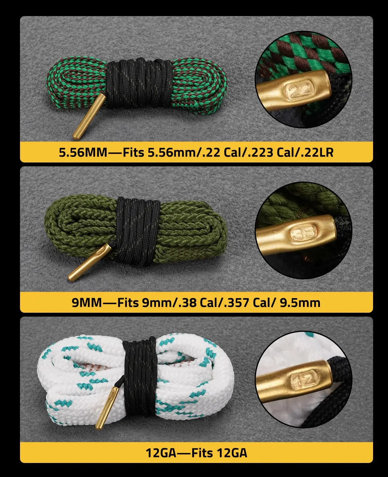 CVLIFE Pistolenreinigungsset mit Bürsten, Picks, Tupfer, Patches, Ölflasche für 9 mm,.223/5,56 mm,.38.357 12GA