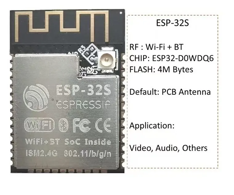 ESP-WROOM-32S  WiFi Module,WIFI+Bluetooth Compatible with ESP32