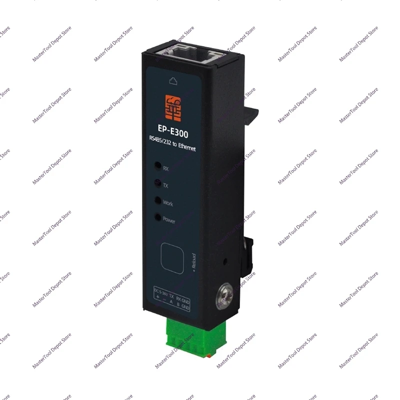 485 Serial Port Server to Network Port Module Transparent Transmission RS485/RS232/TTL Modbus Gateway Rail E300