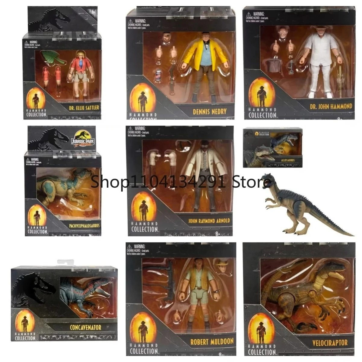 

Оригинальная коллекция Jurassic World Hammond, экшн-фигурка Trex Baryonyx Velociraptor, модель парка Юрского периода, динозавр, детские игрушки