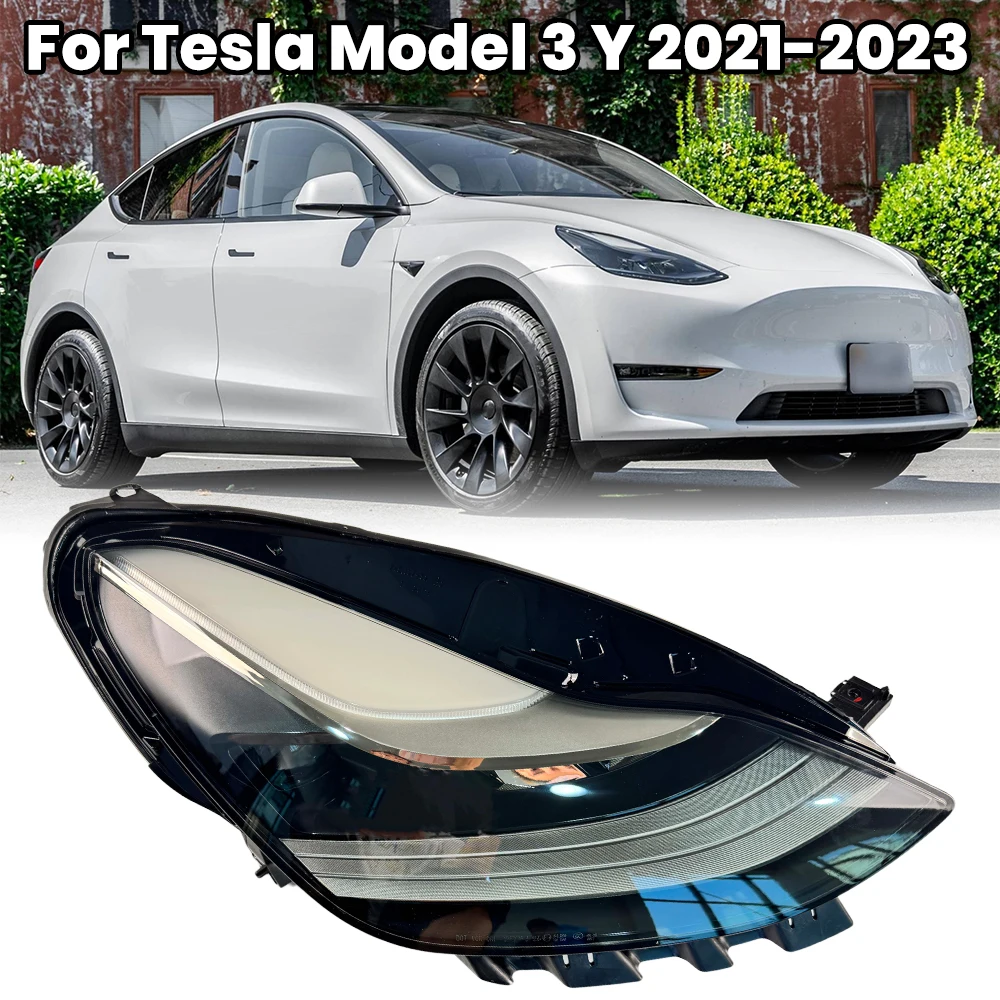 

Для Tesla Model 3 Y 2021 2022 2023, светодиодная фара, передняя автомобильная фара 151495200C 151495300C, автомобильные аксессуары