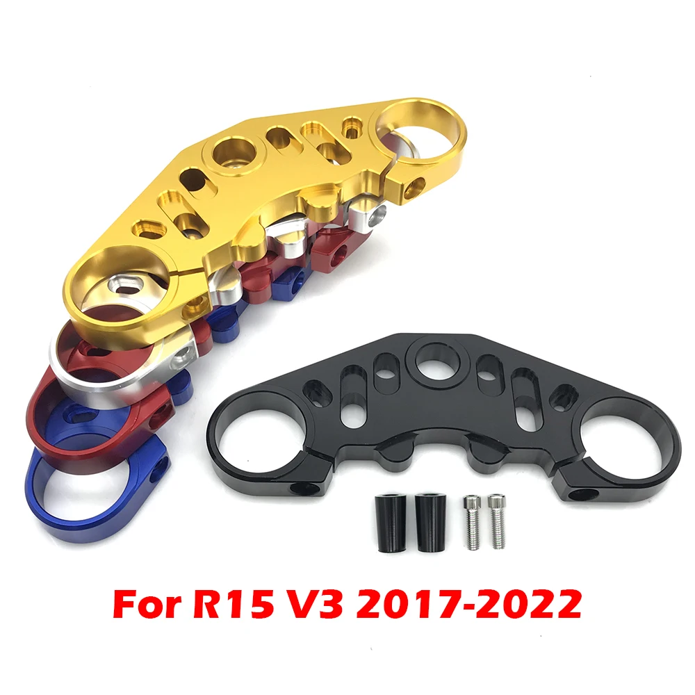 Horquilla delantera para motocicleta YAMAHA YZF R15 V3, abrazadera superior de árbol Triple, yugo V3.0 2017-2019 2020 2021 2022, accesorios