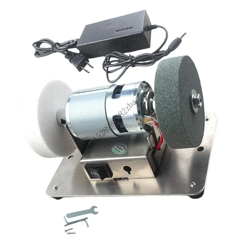 H7EA Electric Mini Sander 100W Table Grinder 6000rpm Variable Speed Control For Cutter Sharpening Metal Polishing Projects