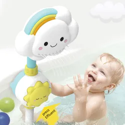 Bades pielzeug für Kinder Baby Wasserspiel Wolken Modell Wasserhahn Dusche Wassers prüh spielzeug für Kinder Spritzen Sprinkler Bad Babys pielzeug