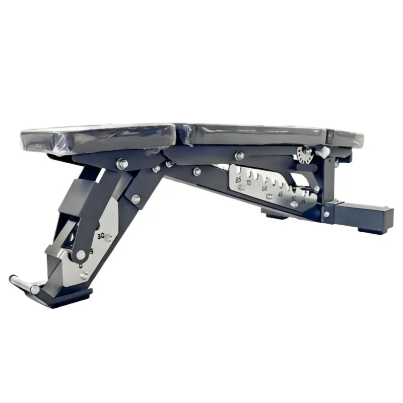 Three-Section Adjustable Dumbbell Bench Commercial Foldable Metal Heavy Duty Adjustable Fitness Dumbbell Bench