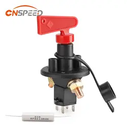 Universal 12/24V 4 Terminals Battery Isolator Master Power Isolator Cut Out/Off Kill Rotary Switch FIA Type Kit Car Race Rally