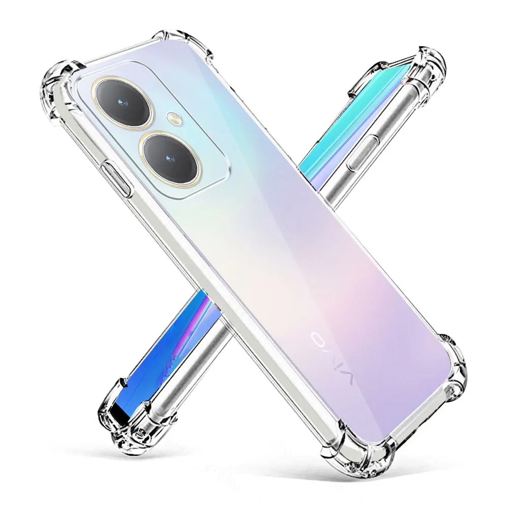 For Vivo Y35 Plus Case Clear Silicone Soft Back Cover Case For Vivo Y35M Plus Clear Shockproof Coque For Vivo Y35+ /Y35M+ Fundas