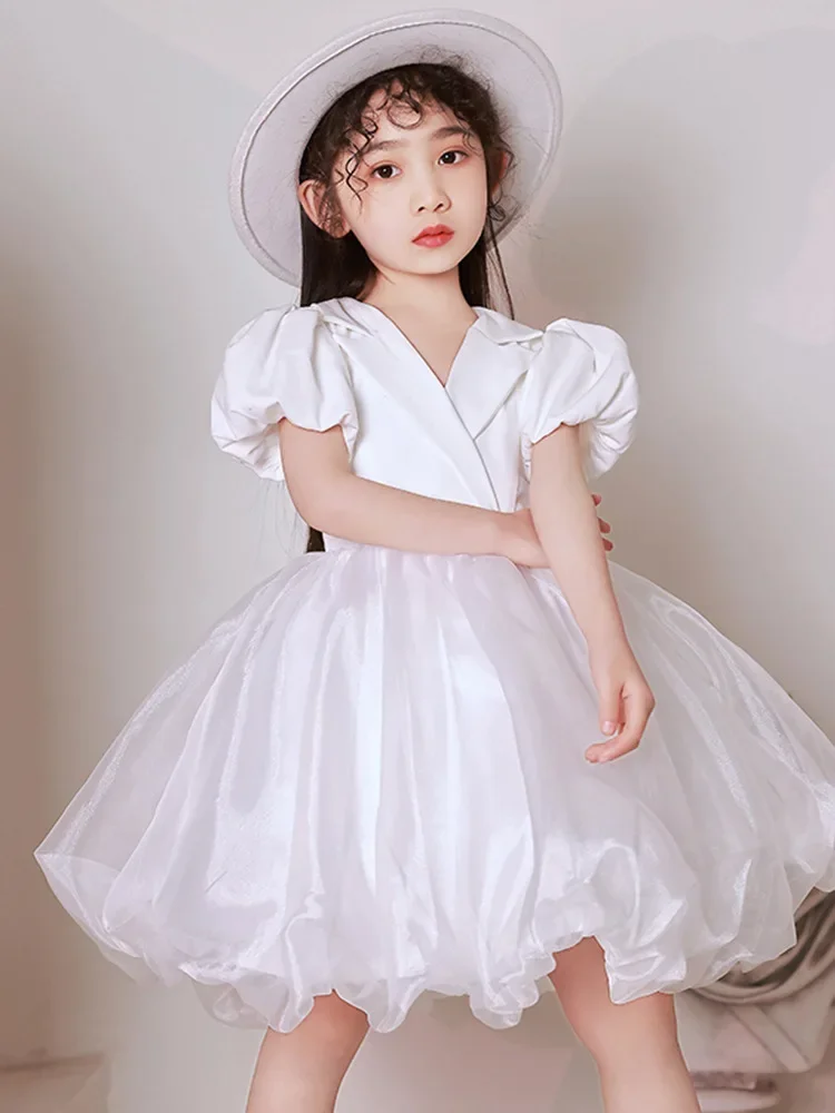 Robes de bébé pour filles élégantes, Mini Quinceanera, Robe de soirée Junina, Bol de 12 à 14 ans, 8