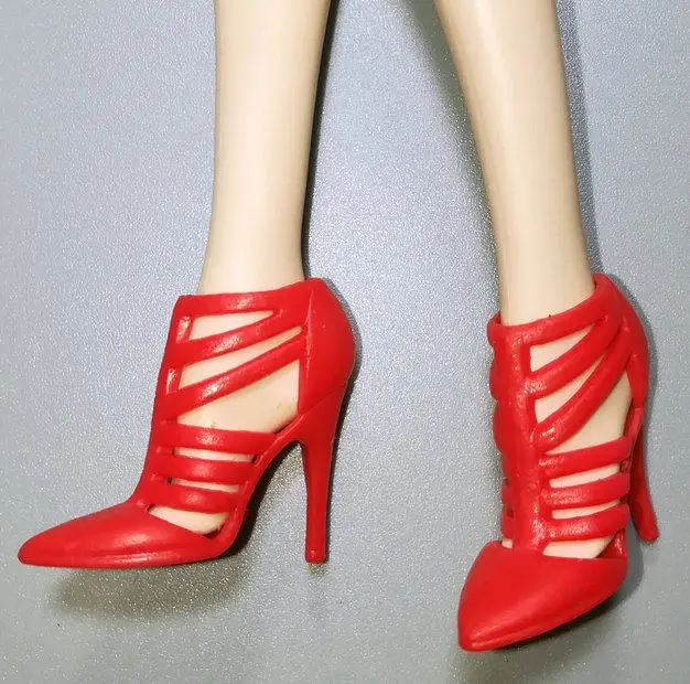 Collector's Edition Doll High Heels Fashion Shoes Accessories for BB ST FR Supermodel 1/6 Scale Dolls view 3