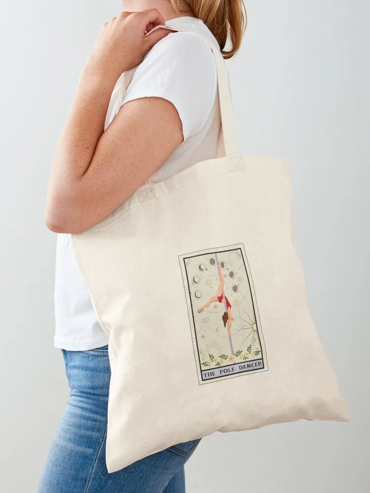

Pole dancer tarot card Tote Bag shopping trolley bag Handbags large tote bag cute pouch