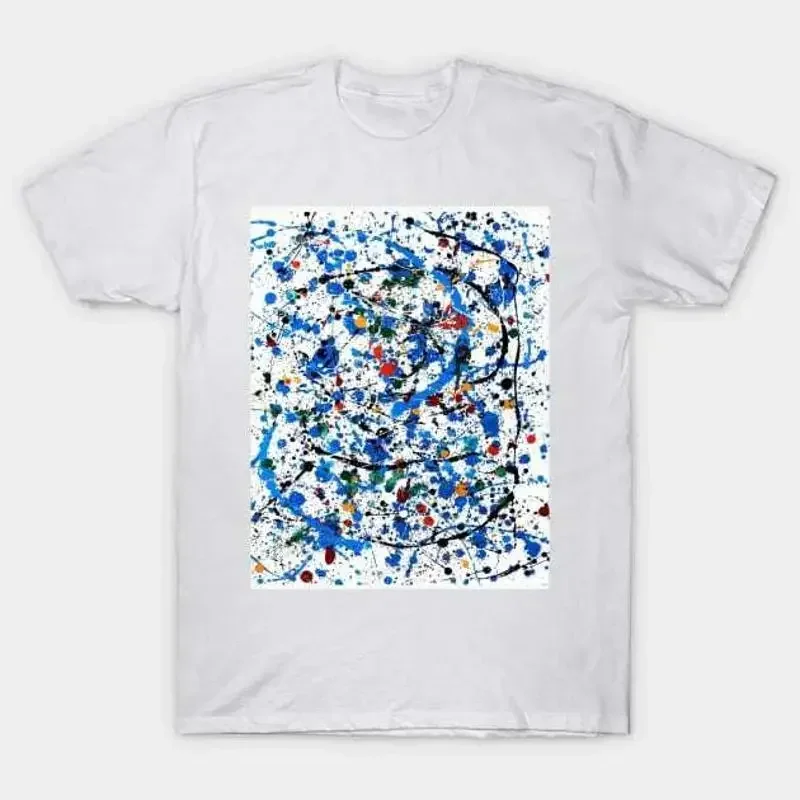 Jackson Pollock Abstract Pattern Design Art T Shirt S 5Xl Fas