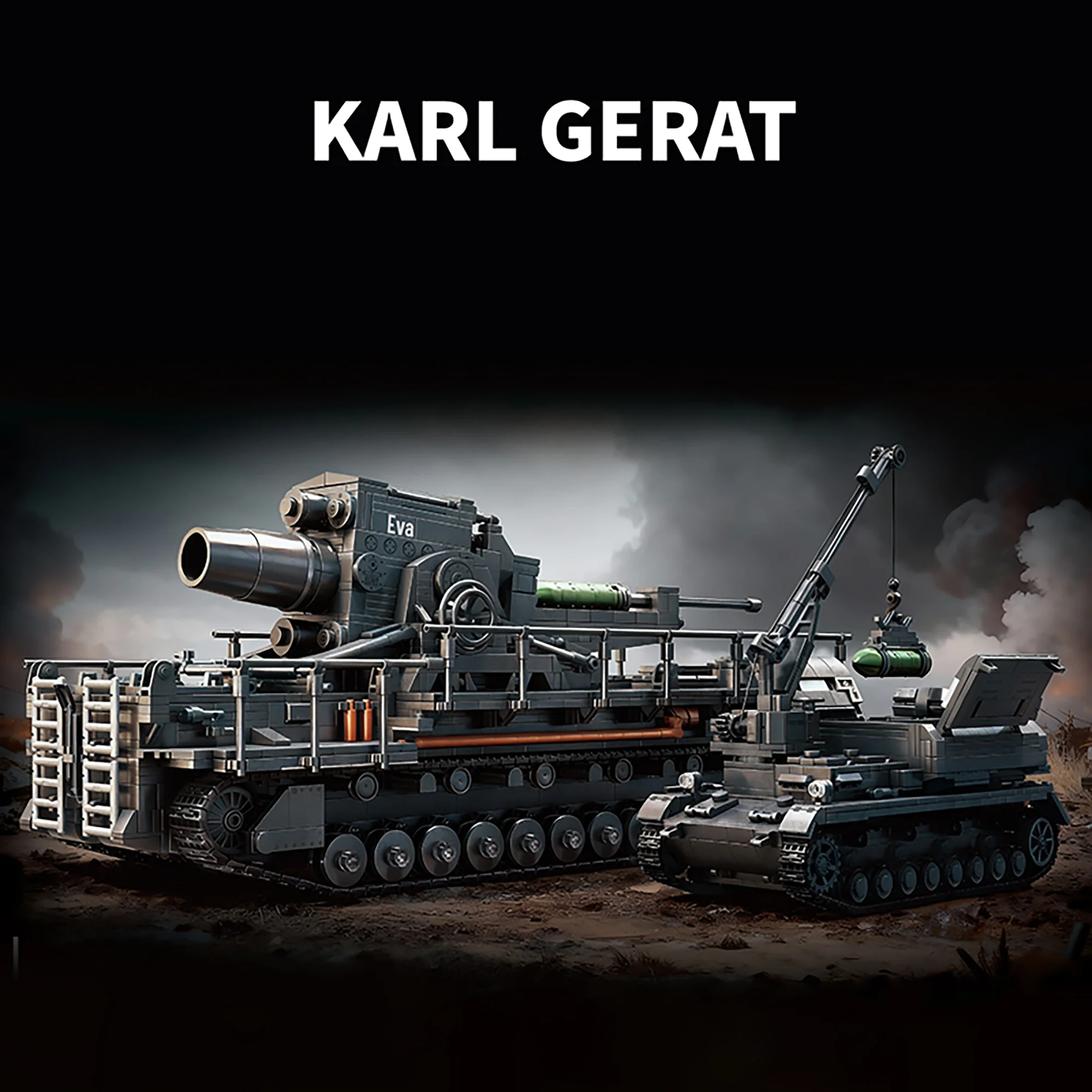 Lego Compatible Military Tank - Blocos de Montar 4706 peças Karl