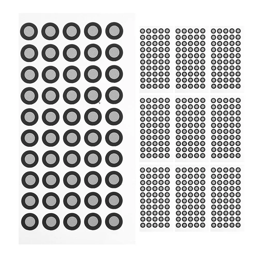 

15 Sheets Reflective Film 3D Scanning Markers Universal Compatibility Marking Points for Precise Reference and Calibration
