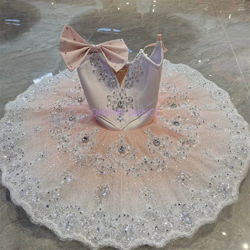 プロ仕様高品質12層カスタムサイズ子供女の子子供ステージパフォーマンスウェア妖精人形バレエチュチュコスチューム