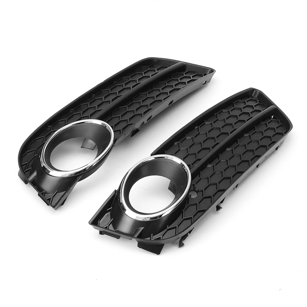 Automotive Lower Mesh Grille Fog Lamp Frame Lower Center Mesh Fog Lamp Frame for Audi A5 2008-2011 8T0807682 8T0807681